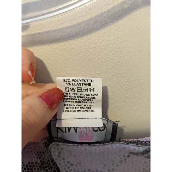 Womens Kim & Co Knit Sundress Sleeveless Maxi Dress Abstract Patterned V Neck M - Picture 7 of 8